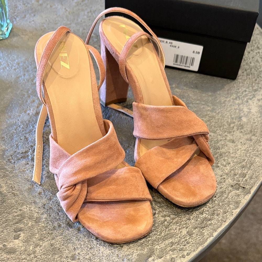 Inez Isabel heels worn once 8.5 clay pink - Picture 5 of 12